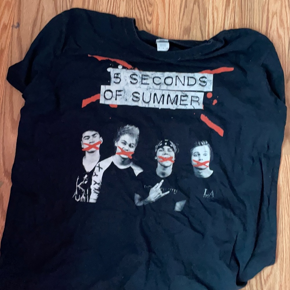 5 Seconds of Summer 2015 ROWYSO Concert Tee